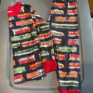 Hanna Andersson Train Pajamas-3T